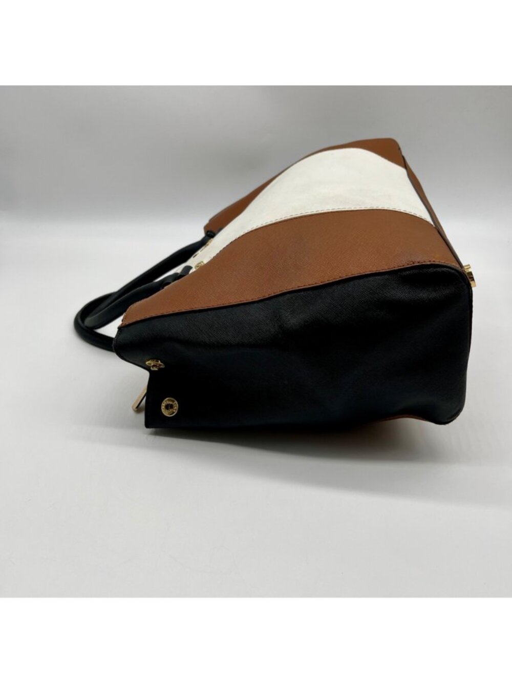 Michael Kors Large Leather Tri-Color Sutton Tote Bag - Picture 4 of 10
